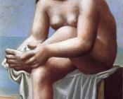 巴勃罗 毕加索 : 擦脚的浴女